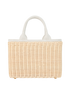 Wicker Tote, back view